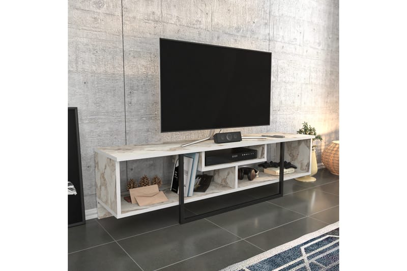 Rinorea Tv-benk 150x40 cm - Svart - TV-benk & mediabenk