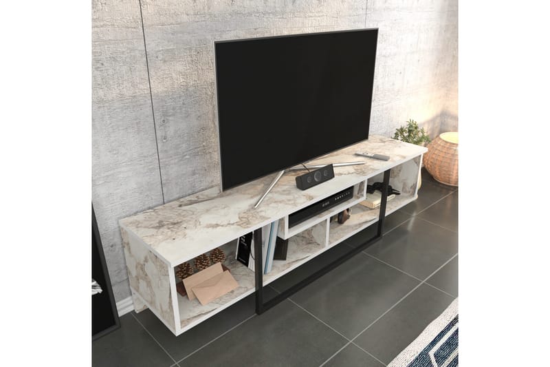 Rinorea Tv-benk 150x40 cm - Svart - TV-benk & mediabenk