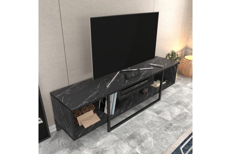 Rinorea Tv-benk 150x40 cm - Svart - Møbler - Mediamøbel & tv møbel - TV-benk & mediabenk