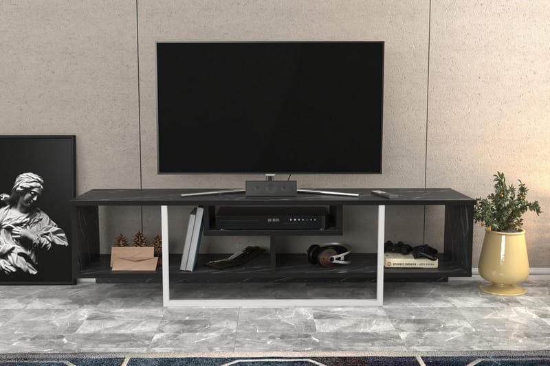 Rinorea Tv-benk 150x40 cm - Svart - Møbler - Mediamøbel & tv møbel - TV-benk & mediabenk
