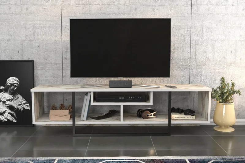 Rinorea Tv-benk 150x40 cm - Svart - Møbler - Mediamøbel & tv møbel - TV-benk & mediabenk