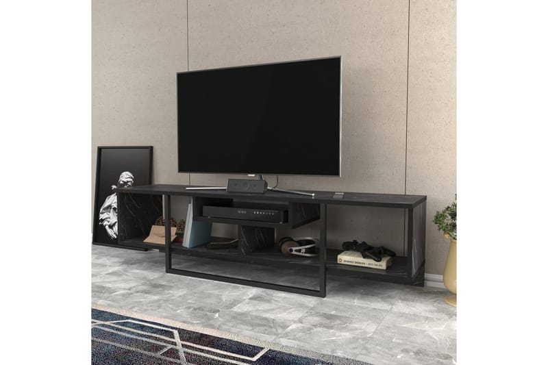 Rinorea Tv-benk 150x40 cm - Svart - Møbler - Mediamøbel & tv møbel - TV-benk & mediabenk