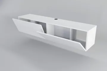 Rinorea Tv-benk 159,7x34,1 cm - Hvit - Møbler - Mediamøbel & tv møbel - TV-benk & mediabenk