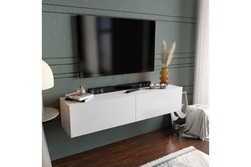 Rinorea Tv-benk 159,7x34,1 cm - Hvit - Møbler - Mediamøbel & tv møbel - TV-benk & mediabenk