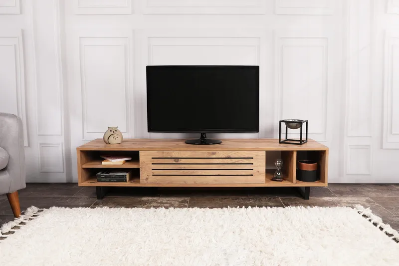 Rinorea Tv-benk 160x35 cm - Grønn - Møbler - Mediamøbel & tv møbel - TV-benk & mediabenk