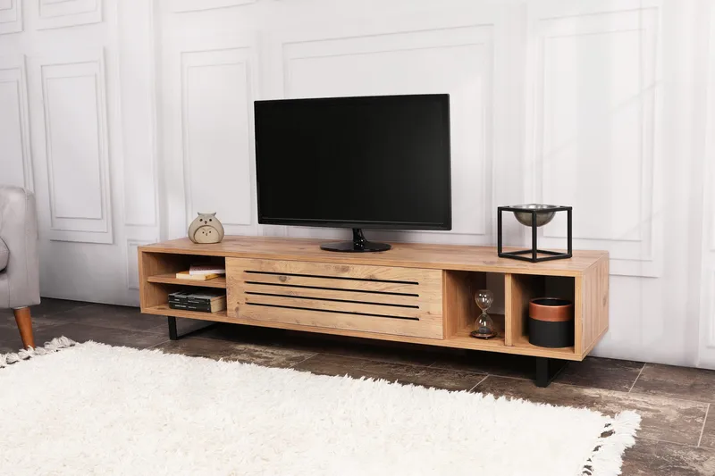 Rinorea Tv-benk 160x35 cm - Grønn - Møbler - Mediamøbel & tv møbel - TV-benk & mediabenk