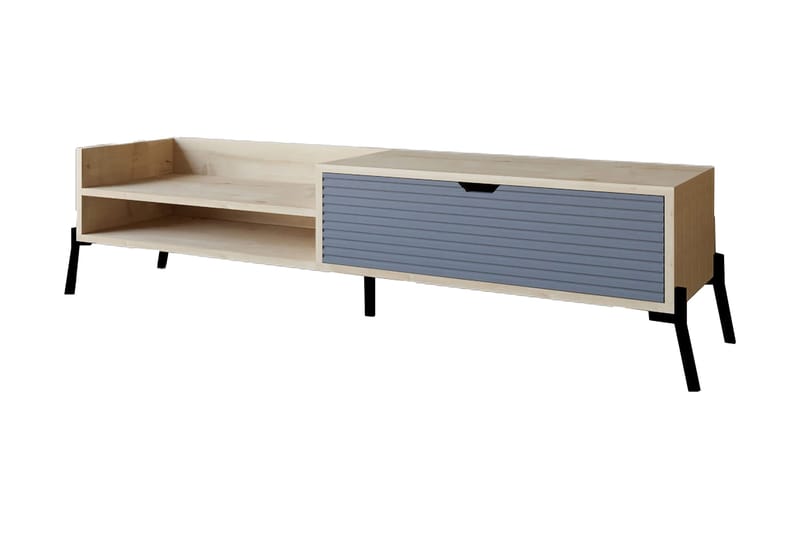 Rinorea Tv-benk 160x36 cm - Blå - TV-benk & mediabenk