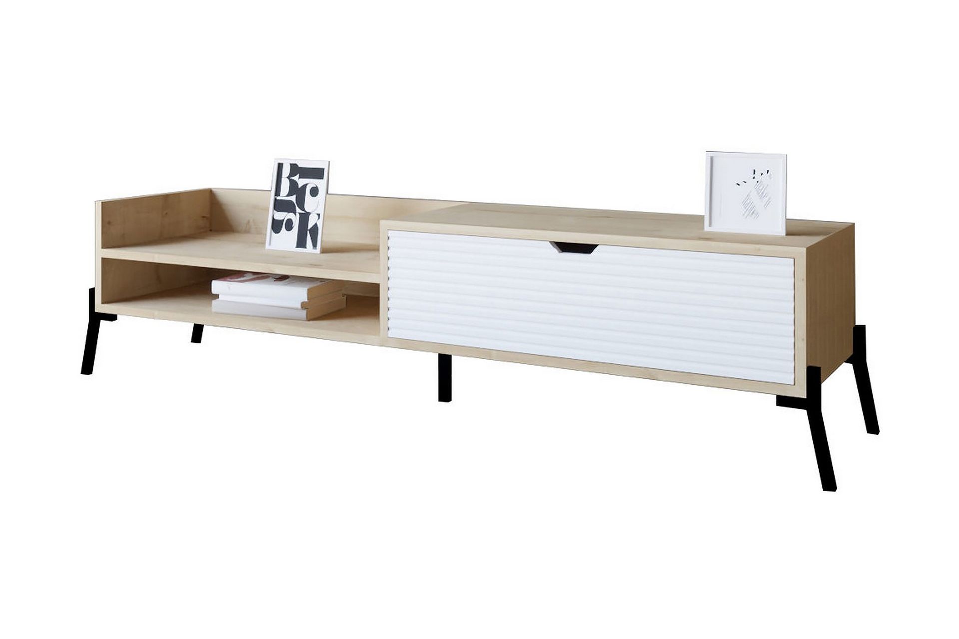 Rinorea Tv-benk 160x36 cm - Blå - Møbler - Mediamøbel & tv møbel - TV-benk & mediabenk