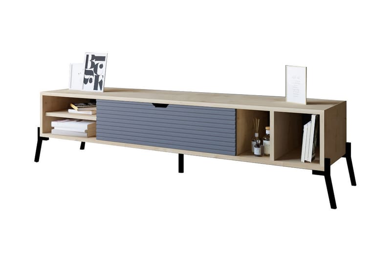Rinorea Tv-benk 160x36 cm - Blå - Møbler - Mediamøbel & tv møbel - TV-benk & mediabenk