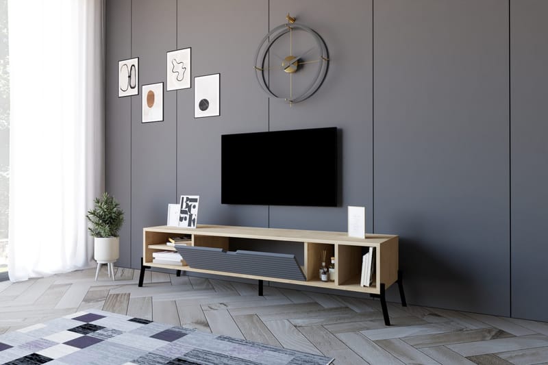 Rinorea Tv-benk 160x36 cm - Blå - Møbler - Mediamøbel & tv møbel - TV-benk & mediabenk