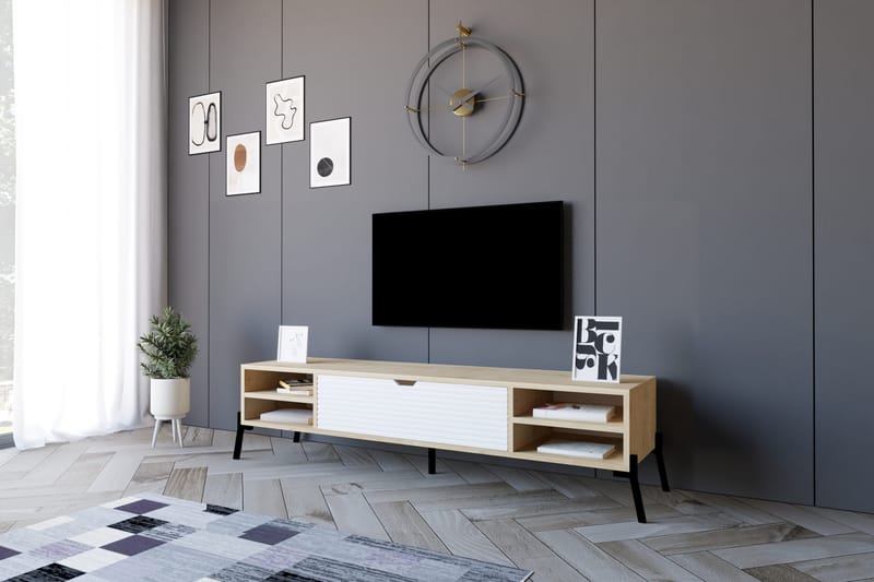 Rinorea Tv-benk 160x36 cm - Blå - Møbler - Mediamøbel & tv møbel - TV-benk & mediabenk