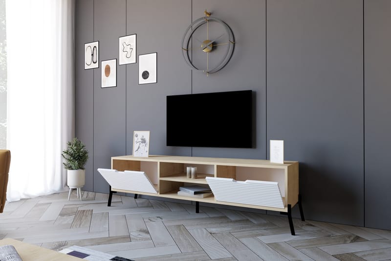 Rinorea Tv-benk 160x41 cm - Blå - Møbler - Mediamøbel & tv møbel - TV-benk & mediabenk