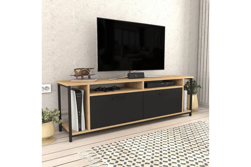 Rinorea Tv-benk 160x50,8 cm - Brun - Møbler - Mediamøbel & tv møbel - TV-benk & mediabenk
