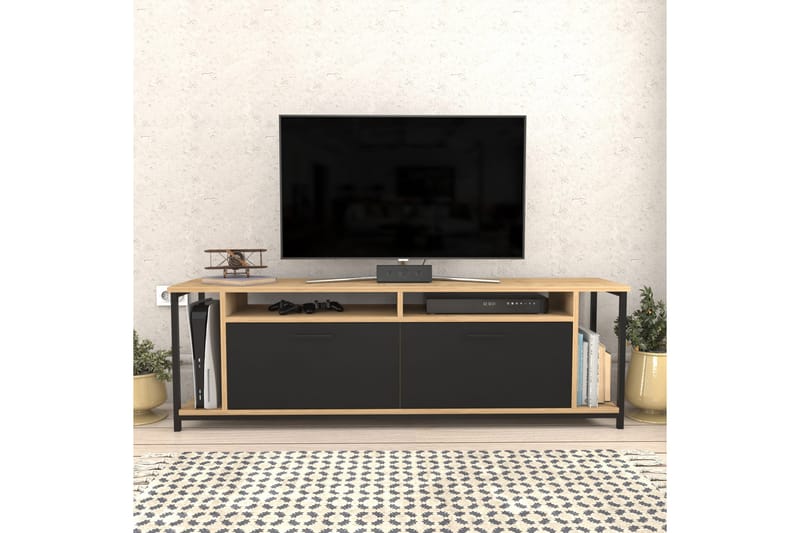 Rinorea Tv-benk 160x50,8 cm - Brun - TV-benk & mediabenk