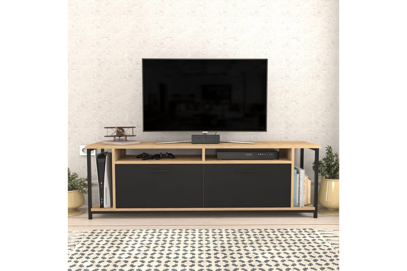 Rinorea Tv-benk 160x50,8 cm - Brun - Møbler - Mediamøbel & tv møbel - TV-benk & mediabenk