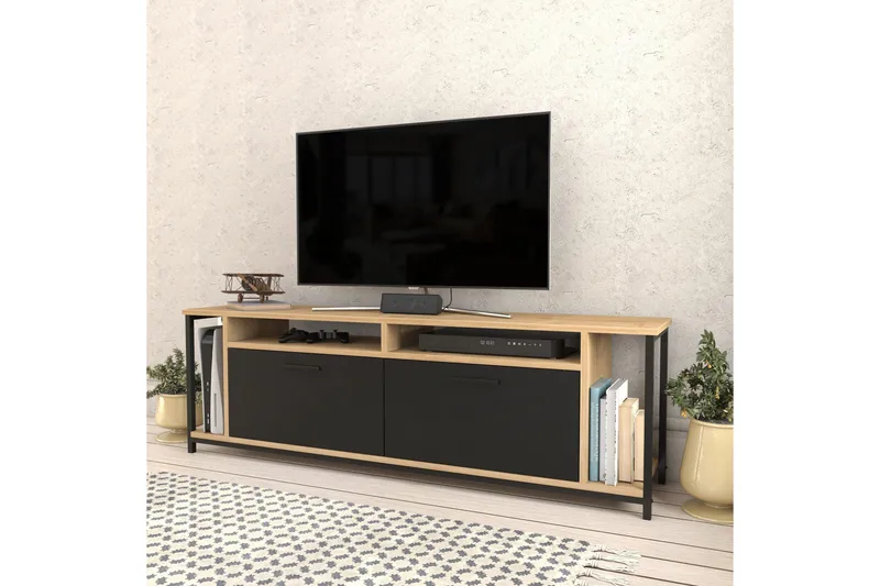 Rinorea Tv-benk 160x50,8 cm - Brun - Møbler - Mediamøbel & tv møbel - TV-benk & mediabenk