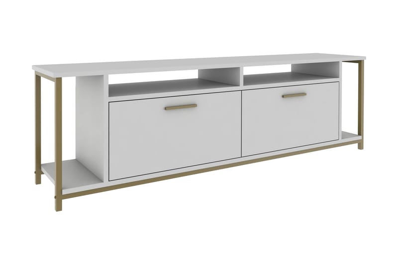 Rinorea Tv-benk 160x50,8 cm - Hvit - Møbler - Mediamøbel & tv møbel - TV-benk & mediabenk