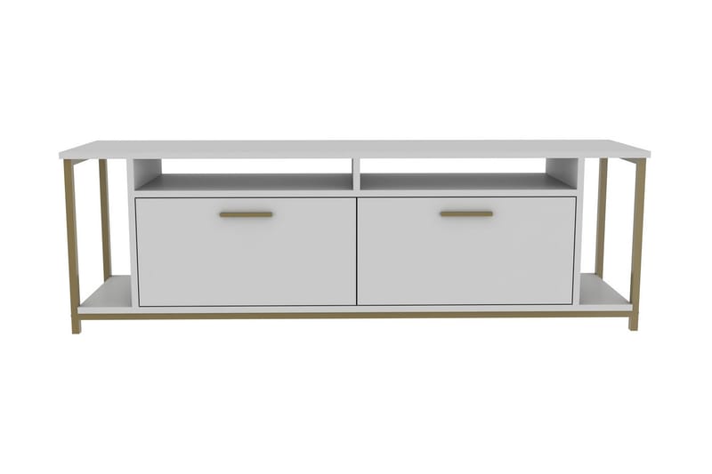 Rinorea Tv-benk 160x50,8 cm - Hvit - Møbler - Mediamøbel & tv møbel - TV-benk & mediabenk