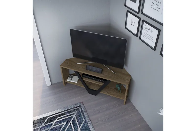 Rinorea Tv-benk 90x36,8 cm - Brun - Møbler - Mediamøbel & tv møbel - TV-benk & mediabenk