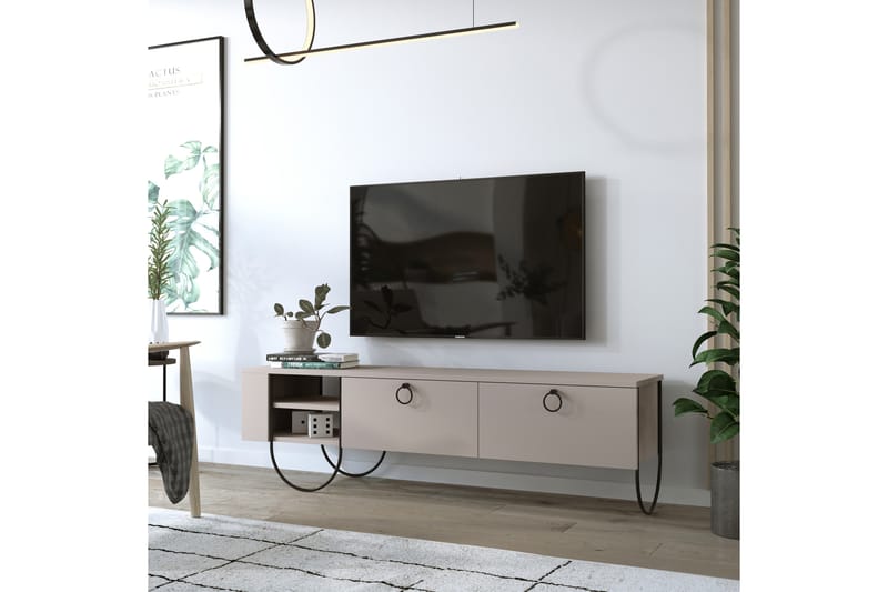 Riskalen TV-benk 150 cm - Grå - Møbler - Mediamøbel & tv møbel - TV-benk & mediabenk
