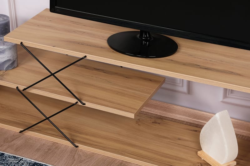 Riyana TV-benk 120 cm - Natur - Møbler - Mediamøbel & tv møbel - TV-benk & mediabenk