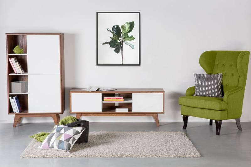 Rogester Tv-Benk 40x142 Cm - Hvit - Møbler - Mediamøbel & tv møbel - TV-benk & mediabenk