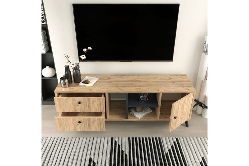 Ruelle Tv-benk 150 cm - Natur - Møbler - Mediamøbel & tv møbel - TV-benk & mediabenk