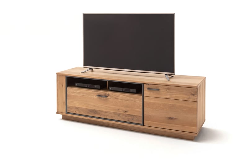 Rusley TV-benk 180 cm - Eik/ Antrasitt - Møbler - Mediamøbel & tv møbel - TV-benk & mediabenk
