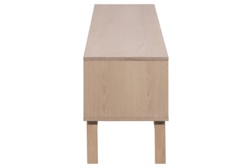 Sakie Gulvstående TV-benk 160 cm med Oppbevaring i Lyst Tre - Lys Beige - Møbler - Mediamøbel & tv møbel - TV-benk & mediabenk