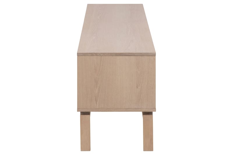 Sakie Gulvstående TV-benk 160 cm med Oppbevaring i Lyst Tre - Lys Beige - Møbler - Mediamøbel & tv møbel - TV-benk & mediabenk
