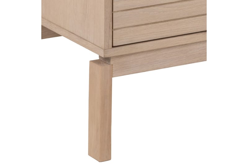 Sakie Gulvstående TV-benk 160 cm med Oppbevaring i Lyst Tre - Lys Beige - Møbler - Mediamøbel & tv møbel - TV-benk & mediabenk