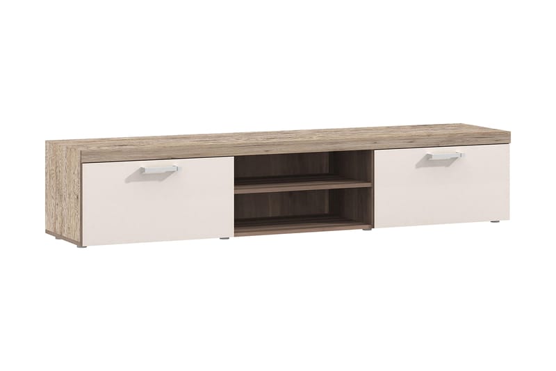 Samba TV-benk 200x45x39 cm - Beige/Grå/Hvit - Møbler - Mediamøbel & tv møbel - TV-benk & mediabenk