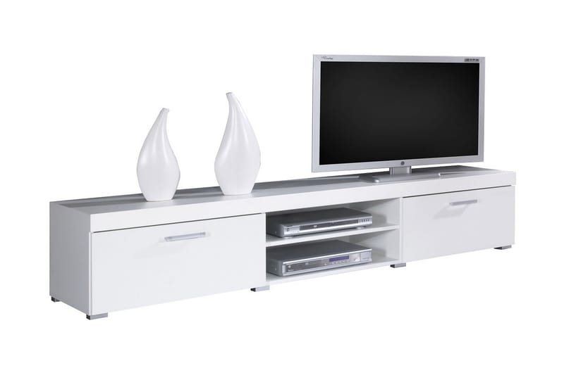 Samba TV-benk 200x45x39 cm - Hvit - TV-benk & mediabenk