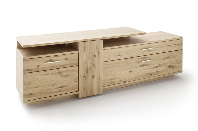 Santorini TV-benk 210 cm - Tre/Natur - Møbler - Mediamøbel & tv møbel - TV-benk & mediabenk
