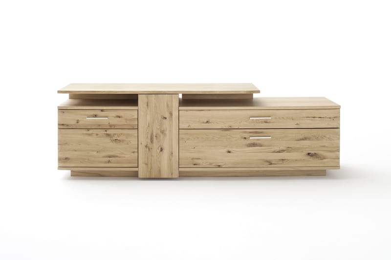 Santorini TV-benk 210 cm - Tre/Natur - Møbler - Mediamøbel & tv møbel - TV-benk & mediabenk