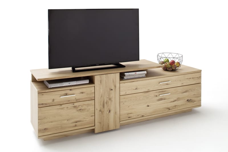 Santorini TV-benk 210 cm - Tre/Natur - Møbler - Mediamøbel & tv møbel - TV-benk & mediabenk