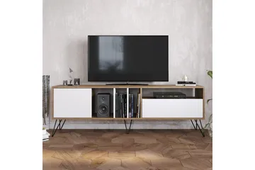 Schwefel TV-Benk 180 cm - Valnøtt|Svart|Hvit - Møbler - Mediamøbel & tv møbel - TV-benk & mediabenk