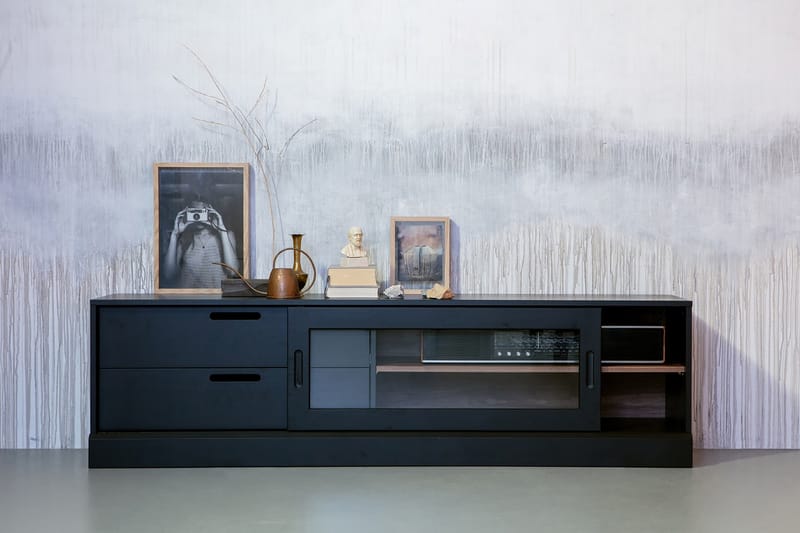 Seamas TV-benk 50x180 cm - Svart - Møbler - Mediamøbel & tv møbel - TV-benk & mediabenk