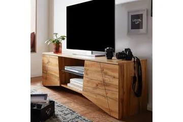 Seddik Tv-Benk 50x160 cm Rektangulær - Brun - Møbler - Mediamøbel & tv møbel - TV-benk & mediabenk
