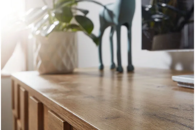 Seddik Tv-benk 51x160 cm Rektangulær - Brun - Møbler - Mediamøbel & tv møbel - TV-benk & mediabenk