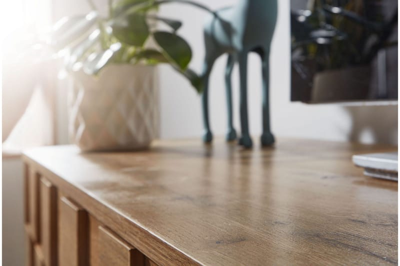 Seddik Tv-benk 51x160 cm Rektangulær - Brun - Møbler - Mediamøbel & tv møbel - TV-benk & mediabenk