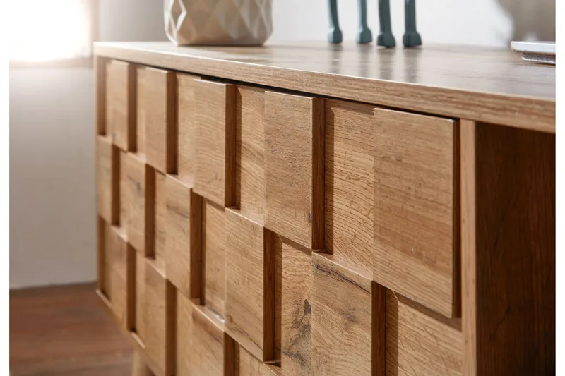 Seddik Tv-benk 51x160 cm Rektangulær - Brun - Møbler - Mediamøbel & tv møbel - TV-benk & mediabenk