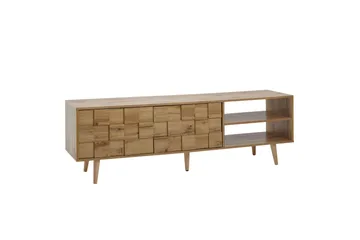 Seddik Tv-benk 51x160 cm Rektangulær - Brun - Møbler - Mediamøbel & tv møbel - TV-benk & mediabenk