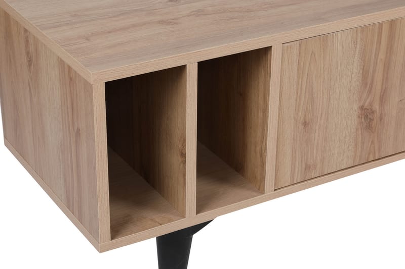Sisli TV-benk 150 cm - Natur / Svart - Møbler - Mediamøbel & tv møbel - TV-benk & mediabenk