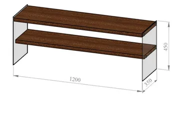 Siyam TV-benk 120 cm - Valnøtt - Møbler - Mediamøbel & tv møbel - TV-benk & mediabenk