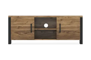 Skarebol TV-benk 147 cm - Svart/Tre/Natur - Møbler - Mediamøbel & tv møbel - TV-benk & mediabenk