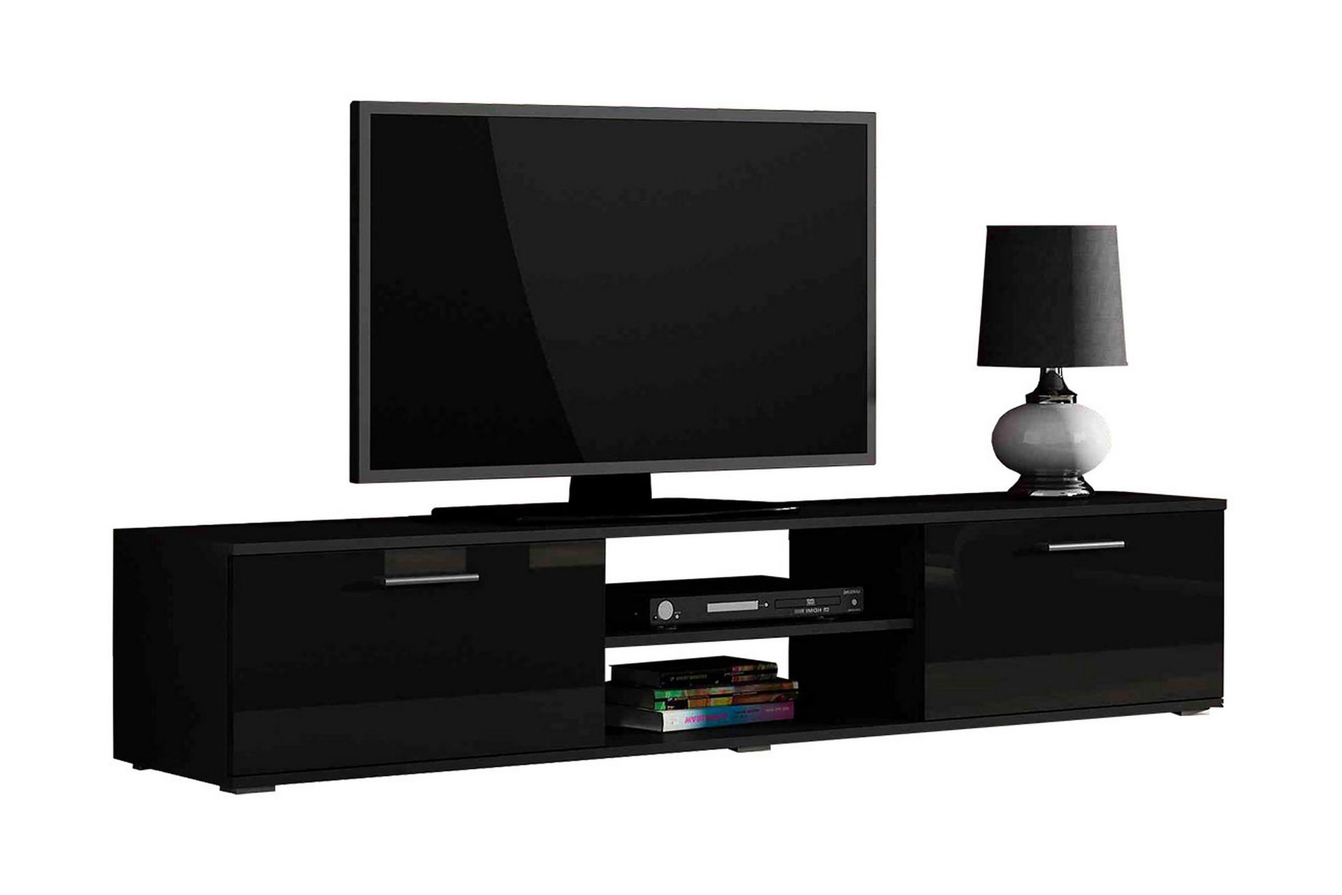 Soho TV-benk 180x43x37 cm - Svart - Møbler - Mediamøbel & tv møbel - TV-benk & mediabenk