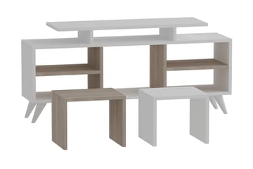 Sqandie TV-benk 120 cm - Hvit - Møbler - Mediamøbel & tv møbel - TV-benk & mediabenk