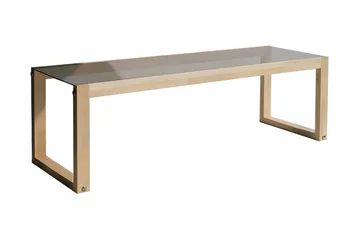 Sqandie TV-benk 130 cm - Natur - Møbler - Mediamøbel & tv møbel - TV-benk & mediabenk