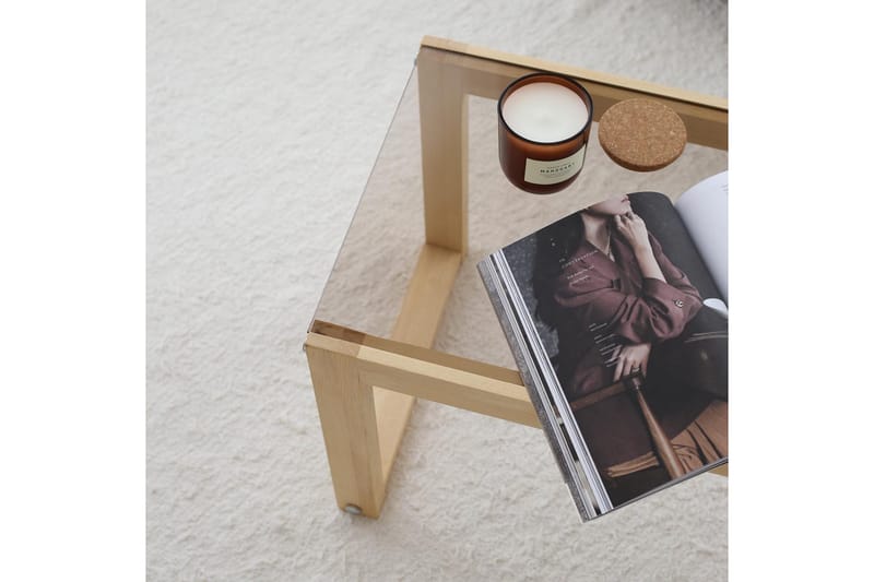 Sqandie TV-benk 130 cm - Natur - Møbler - Mediamøbel & tv møbel - TV-benk & mediabenk